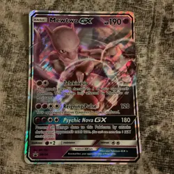 JUMBO Oversized Jumbo Mewtwo GX (SM196) - Pokemon - NM - Image 1