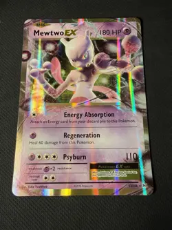 Mewtwo ex 52 Pokemon Jumbo Oversized Card - Image 1