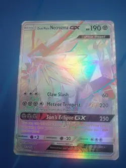Dusk Mane Necrozma GX 163/156 Ultra Prism Pokemon - Image 1