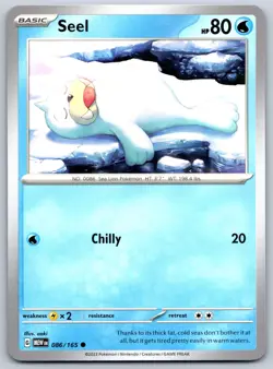 Seel - Scarlet Violet 151 MEW 086/165 Pokemon Card NM - Image 1