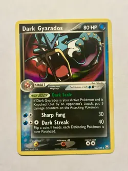 Pokemon TCG - Dark Gyarados 36/109 Team Rocket Returns - NM - Image 1