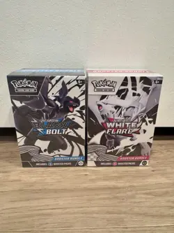 Pokemon Black Bolt & White Flare Booster Bundle Set Of 2 New Sealed - Image 1