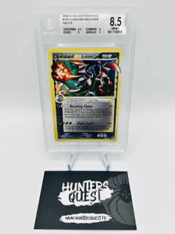 Pokemon Charizard Gold Star 100/101 Ex Dragon Frontiers BGS 8.5 NM-MT+ ENG - Image 1