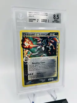 Pokemon Charizard Gold Star 100/101 Ex Dragon Frontiers BGS 8.5 NM-MT+ ENG - Image 4