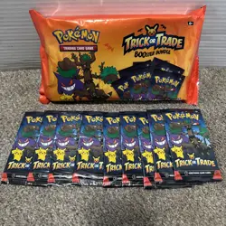 Pokemon TCG 2024 Trick or Trade Booster Bundle Sealed NEW 2024 Plus 9 Packs! - Image 1