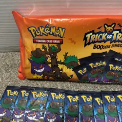 Pokemon TCG 2024 Trick or Trade Booster Bundle Sealed NEW 2024 Plus 9 Packs! - Image 5