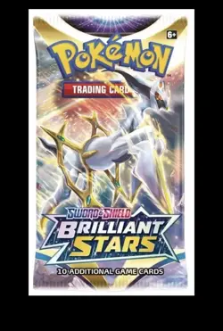 Pokemon TCG: Sword & Shield-Brilliant Stars Sleeved Booster Pack (26 Packs) - Image 2