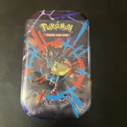 Pokemon TCG - Mega Evolutions Mega Heroes Mini Tin Mega Lucario w/ 2pk Sealed! - Image 2