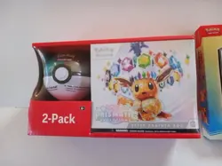 Sam's Club Pokemon Prismatic ETB and Pokeball Bundle Sealed! + Poster Coll. - Image 2