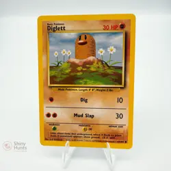 Pokemon Diglett Base Set LP - Image 1