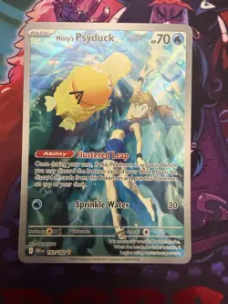 Pokemon Misty's Psyduck 193/182 Sv10: Destined Rivals Illustration Rare Holo 70… - Image 1