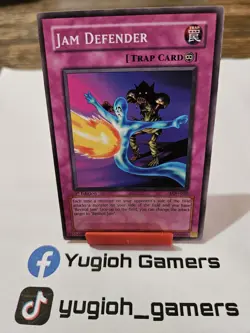 Yu-Gi-Oh Jam Defender LON 1st Edition Common Light Played - Image 1