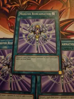 SDLI-EN028 X3 Monster Reincarnation Mixed Set And Edition Mint YuGiOh Playset - Image 2