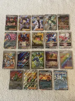 Pokemon TCG Mixed Card Lot (19) Illustration Rare Full Art EX Charizard NM - Image 1