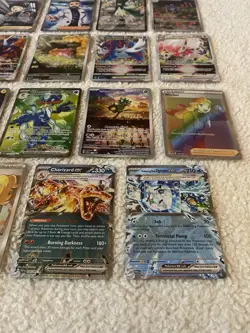 Pokemon TCG Mixed Card Lot (19) Illustration Rare Full Art EX Charizard NM - Image 3