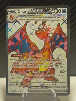 Charizard ex SVP056 Full Art Black Star Promo Pokemon Card NM - Image 1