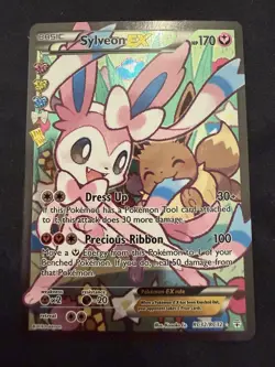 Pokemon Sylveon EX Full Art Ultra Rare Holo Card Generations RC32/32 - Image 1