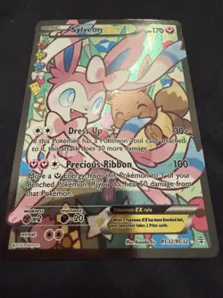 Pokemon Sylveon EX Full Art Ultra Rare Holo Card Generations RC32/32 - Image 2