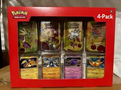 Pokemon 151 | 4 Mini Tins + 4 Promo Cards Bundle - Sam’s Club | 4 SWIRLS! - Image 1