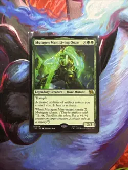 MTG Mutagen Man, Living Ooze Rare R 0124 TMT Teenage Mutant Ninja Turtles - Image 1