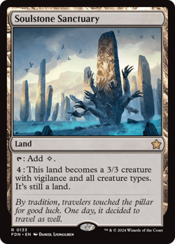 Soulstone Sanctuary (REGULAR) x1 - MTG Foundations FDN #133 - Image 1