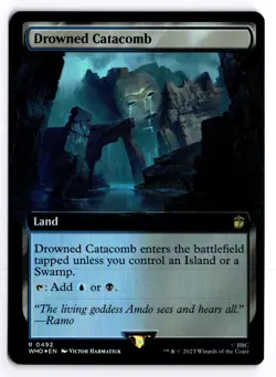Drowned Catacomb (Extended Art) 492 Foil Universes Beyond: Doctor Who R MTG LP - Image 1