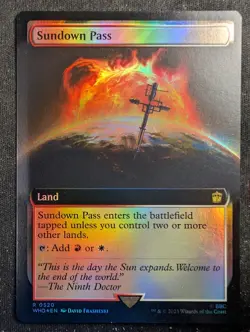 Sundown Pass - Foil Extended - Doctor Who (MTG) - Image 1