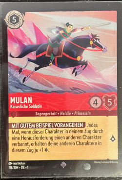 118/204 Disney Lorcana - Das erste Kapitel (TCG) - Dt - R OVERSIZED Holo/Foil - Image 1