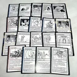 Magic The Gathering MTG Play Test Card Lot Of 79 - Image 5