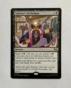 Splinter’s Technique TMT 80 Magic the Gathering Teenage Mutant Ninja Turtles - Image 1