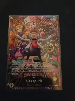 Vegapunk OP07-097 Alternative Art Leader One Piece Card Game English Edition - Image 1