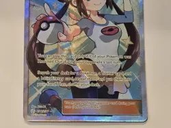 Rosa Full Art 236/236 Sm-Cosmic Eclipse Holo Card Pokemon Trainer *Damaged* - Image 3