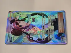 Rosa Full Art 236/236 Sm-Cosmic Eclipse Holo Card Pokemon Trainer *Damaged* - Image 5