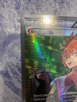 Pokemon TCG Brigette Full Art Ultra Rare Trainer Card 161/162 XY Breakthrough - Image 2