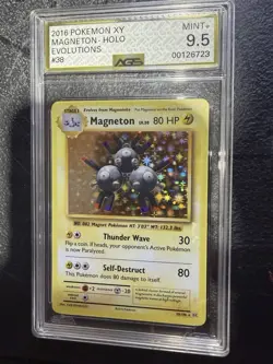 Magneton 38/108 Reverse Holo 2016 Pokemon XY Evolutions TCG Card AGS 9.5 - Image 1