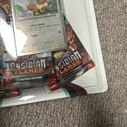 3x Obsidian Flames Eevee Bundle Pokemon Cards New Sealed Triple Booster Blister - Image 2