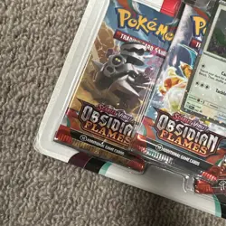 3x Obsidian Flames Eevee Bundle Pokemon Cards New Sealed Triple Booster Blister - Image 3