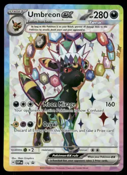 Pokemon Cards Umbreon ex SVP 176 SV: Scarlet & Violet Promo Cards Holofoil NM - Image 1