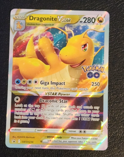Dragonite VSTAR Holo Promo Card ( SWSH236 SWSH: Sword & Shield Pokemon Go ) - Image 1