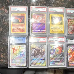 Pokemon TCG Graded Card Lot 16 Cards Charmander Pikachu Mew Arceus Full Art Pro… - Image 3