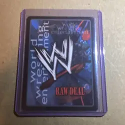 WWE Raw Deal CCG One of a Kind Rob Van Dam Action Card Fortitude 6 - Image 2