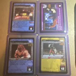 WWE Raw Deal CCG Kane Mixed Lot - 4 Cards - Action & Grapple - English - Image 1