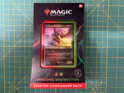 Starter Commander Deck | Draconic Destruction MTG Brand New Sealed - Image 1