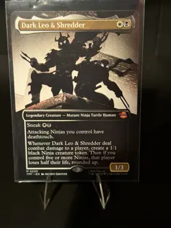 Dark Leo & Shredder (Borderless) Teenage Mutant Ninja Turtles Regular - Image 1