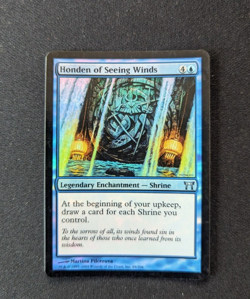Magic Mtg FOIL Champions of Kamigawa Honden of Seeing Winds near mint - Image 1