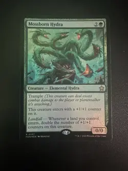 Mossborn Hydra Foundations Foil Near Mint - Image 1