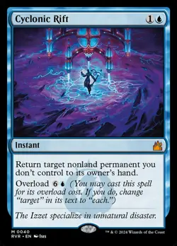 [1x] Cyclonic Rift Near Mint, English Ravnica Remastered MTG Magic - Image 1
