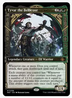 MTG Tyvar the Bellicose (Showcase) [March of the Machine: The Aftermath] NM/M - Image 1
