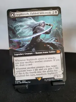 Sephiroth Fabled SOLDIER/Sephiroth One-Winged Angel EXT Final Fantasy NM ENG MTG - Image 1