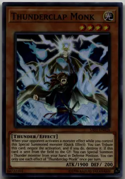 Thunderclap Monk Super Rare Savage Strike SAST-EN026 LP - Image 1